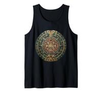 Aztec Maya Azteca Sun Stone Ancien Calendrier Maya Débardeur