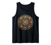 Aztec Maya Azteca Sun Stone Ancien Calendrier Maya Débardeur