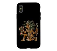 Aztec Medusa Gorgon Snake Hair Maya Mythologie Coque pour iPhone X/XS