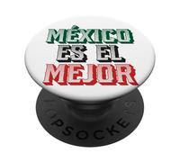 Aztec Mexican Flag Patriot Tequila, Tacos and Fiesta Piñata PopSockets PopGrip Adhésif