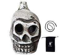 Aztec Mort Whistle - Death Loud Scream | Spooky Whistle | Conception de totem crâne en résine avec effets sonores effrayants, compact et portable, idéal pour les collectionneurs, les blagues ou
