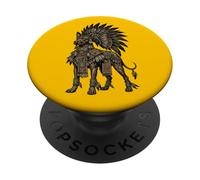 Aztec Xoloitzcuintli Guerrier Mexicain sans Poils Xolo Chien PopSockets PopGrip Adhésif