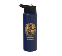 Azteca En Alma Mexicano En El Golpe Boxing Pride Stainless Steel Insulated Water Bottle