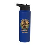 Azteca En Alma Mexicano En El Golpe Boxing Pride Stainless Steel Insulated Water Bottle