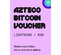Azteco Bitcoin Lightning Voucher 50 EUR Key GLOBAL