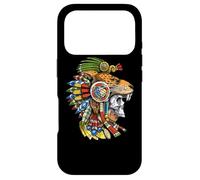 Aztèque Masque de Guerrier Jaguar Crâne Maya Mythologie Coque pour iPhone 17 Pro