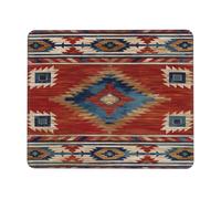 Aztèques Et Navajos, Peuples Autochtones D'Amérique du Sud-Ouest Mousepad Petit Mouse Pad Bords Cousus Tapis De Souris Gaming pour Ordinateur Travail Voyage 25X30Cm