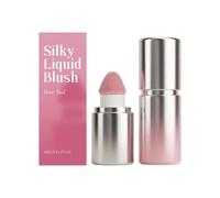Aztk Blush Liquide Matte Nude, Iwawa Jelly Color Liquid Blushes, Blush For Cheeks, Fard à Joues Crème Teint Naturel, Tenue Longue Durée Léger & Hydratant 24h, Avec Pinceau, Imperméable (Rose Red)