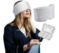 Azttior Masque de Nuit, Cache Yeux pour Dormir + 3 Paires de Bouchons d’Oreilles, Bandeau Anti Bruit, Masque Sommeil Adulte Doux et Ajustable, Voyage & Sieste,Idéal comme Bandeau Yeux Sommeil