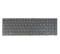 AZUBAYCOM Clavier d'ordinateur portable rétroéclairé pour HP Probook 450 G5, 455 G5, 470 G5, 650 G4/G5, L01027-051, cadre noir