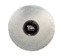 Azucren, Carton Gateau Patisserie, Plateau Patisserie, Extra Solide pour la Présentation des Gâteaux, Apporte Stabilité et Elégance à tous vos Gâteaux, Argent, 20 cm