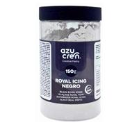 Azucren, Glacage Gateau, Decoration Gateau Comestible, Glacage Patisserie Parfait pour une Utilisation avec Poche A Douille Patisserie, Il Suffit D'ajouter De L'eau Et C'est Prêt (150 G, Noir)