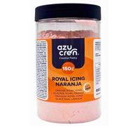 Azucren, Glacage Gateau, Decoration Gateau Comestible, Glacage Patisserie Parfait pour une Utilisation avec Poche A Douille Patisserie, Il Suffit D'ajouter De L'eau Et C'est Prêt (150 G, Orange)