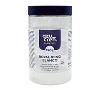 Azucren, Glacage Gateau, Decoration Gateau Comestible, Glacage Patisserie Parfait pour une Utilisation avec Poche A Douille Patisserie, Il Suffit D'ajouter De L'eau Et C'est Prêt (150 G, Blanc)