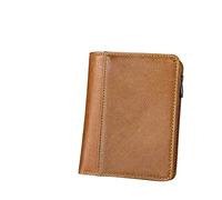 AZUMIO Cuir Crazy Horse Cuir Rétro Portefeuille Anti-vol Brosse Casual Portefeuille Tendance pour Cadeau, 1 couleur, Taille unique