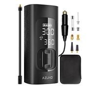 AZUNO Gonfleur Pneus Voiture compresseur à air portatif, Pompe à vélo sans Fil 7800mAh Type-C Charge, Gonfleur d'air électrique 2 Fois Plus Rapide pour Voitures, vélos, balles et Moto