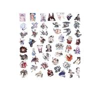 Azur Lane Anime Graffiti A3 Grand Set Autocollants Transfert UV 3D Stéréoscopique Creux Cristal Logo Stickers