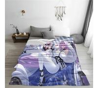 Azur Lane Couverture polaire en flanelle douce et moelleuse pour lit, canapé, voyage, sieste IJN Atago/HMS Belfast/HMS Cheshire Anime