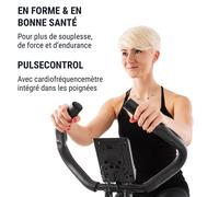 Azura Air Vélo d'exercice X-Bike SilentBelt Résistance magnétique Pliant