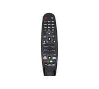 azurano Magic Remote AN-MR650A, AKB75075301 Télécommande pour LG Smart TV 2017 avec commande vocale, fonction souris, touches directes pour Netflix et Amazon Video