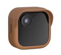 AZURAOKEY Coque en silicone pour Blink Outdoor 4 (4e génération) - Résistant aux intempéries - Design anti-rayures - Pour caméra de sécurité intelligente Blink Outdoor 4 (Marron foncé)