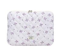AZURAOKEY Mignon Graphic portant un sac d'ordinateur portable Y2K Preppy Preppy ordinateur portable Bagure de boîtier de 11 à 15 pouces