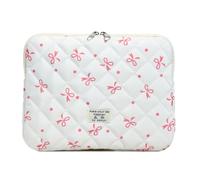 AZURAOKEY Mignon Graphic portant un sac d'ordinateur portable Y2K Preppy Preppy ordinateur portable Bagure de boîtier de 11 à 15 pouces