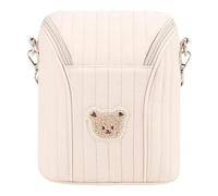 AZURAOKEY Sac Isotherme Mignon en Forme d'ours pour Biberon de Bébé, Sac de Refroidissement en Coton et Film d'Aluminium, Sac de Rangement Portable pour Tire-Lait avec Boucle Amovible