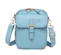 AZURAOKEY SCULPTURE SAGE CROSSBOCK - 2025 Nouveau sac antivol en cuir vintage avec 10 emplacements de carte, Sculpture réglable 8f Pourse pour femmes