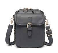 AZURAOKEY SCULPTURE SAGE CROSSBOCK - 2025 Nouveau sac antivol en cuir vintage avec 10 emplacements de carte, Sculpture réglable 8f Pourse pour femmes
