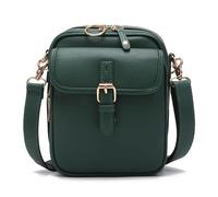 AZURAOKEY SCULPTURE SAGE CROSSBOCK - 2025 Nouveau sac antivol en cuir vintage avec 10 emplacements de carte, Sculpture réglable 8f Pourse pour femmes