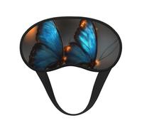 Azure Grace Masque de sommeil occultant doux et respirant pour voyage, yoga, méditation, camping