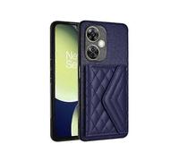 (Azure)YB Leather Coating Series-8 Compatible For OnePlus Nord CE 3 Lite 5G Case Phone Card Bag with Kickstand