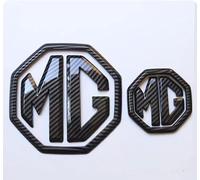 AzurePure Auto 3D Logo pour MG ZS 2020-2025,ABS Car Emblem Décalcomanies pour Voitures Imperméable Voiture Décorations Autoadhésif Pièces Détachées Auto,Black B