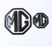AzurePure Auto 3D Logo pour MG ZS 2020-2025,ABS Car Emblem Décalcomanies pour Voitures Imperméable Voiture Décorations Autoadhésif Pièces Détachées Auto,Black A