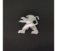 AzurePure Auto 3D Logo pour Peugeot 2008 2013-2015,ABS Car Emblem Décalcomanies pour Voitures Imperméable Voiture Décorations Autoadhésif Pièces Détachées Auto,Silver-B