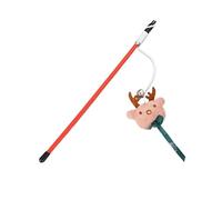 AzurePure Bâtons de Chat taquin Mignons bâtons interactifs for Animaux de Compagnie thème de Noël Dessin animé Père Noël Arbre de Noël poupée en Peluche Cloche Jouets for Chat Jeu Chat(04)