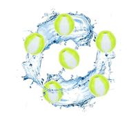 AzureRay Atrapa Pelos Lavadora, Bolas Atrapa Pelos para Lavadora Reutilizables, 6 Unidades para Ropa y Ropa de Cama- Vert