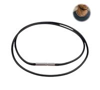 AzureRay Cordon Collier pour Pendentif, Chaine en Cuir de Simili, Collier Noir, modernes pour toutes les occasions