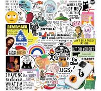 AzureRay Lot de 100 autocollants Kindle - Stickers liseuse en vinyle waterproof pour Kindle, iPad, ordinateur portable, gourde, journal, autocollant Kindle design mignon