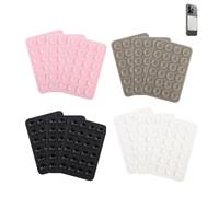 AzureRay Lot de 12 ventouses pour téléphone Portable, Ventouse téléphone, Coque Ventouse, ventouses en Silicone avec Dos Auto-adhésif, Convient aux étuis de téléphone et Plus Encore