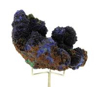 Azurite + Olivenite. 616.0 Ct. Tazalaght, Souss-Massa, Maroc.
