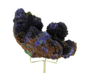 Azurite + Olivenite. 616.0 Ct. Tazalaght, Souss-Massa, Maroc.