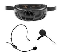 AZUSA MIK0041 Microphone Portable avec amplificateur Noir