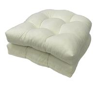 AZVFLY Lot de 2 coussins de chaise - 48 x 48 cm - Convient pour l'extérieur - Coussin d'assise confortable pour meubles de jardin ou chaise