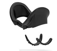 Azwamkue Support souple pour interface faciale VR et mousse en cuir synthétique - Ensemble de couverture d'objectif VR de remplacement pour Rift S