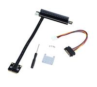 Azxcvbnm Câble adaptateur MiniPCIe vers PCIE 1X 4XX 8X 16X 270 degrés pour extension de carte graphique