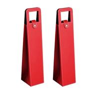 Azxcvbnm Lot de 2 sacs de vin en cuir pour transporter des bouteilles de champagne pour événements en plein air et mariages