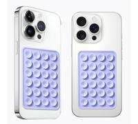 AZXYI Lot de 2 Supports de téléphone à Ventouse en Silicone avec Ventouse pour téléphone, antidérapant et adhésif pour téléphone Portable, Support Solide pour Selfies et vidéos (Lavande)