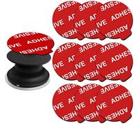 AZXYI Lot de 9 adhésifs de rechange à très haute adhérence pour base de prise, ruban adhésif double face de 3,6 cm pour téléphone, poignée pliable et base de support